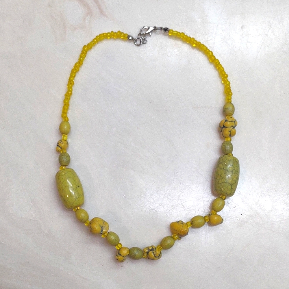 Vintage Glass Beaded Necklace